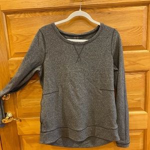 Lululemon heathered grey sweatshirt
